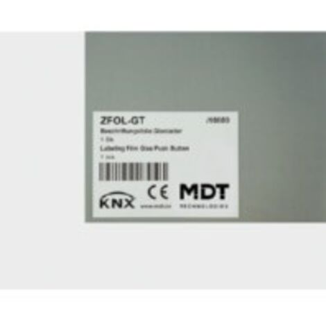 MDT technologies Beschriftungsfolie f.Glastaster Plus ZFOL-GT