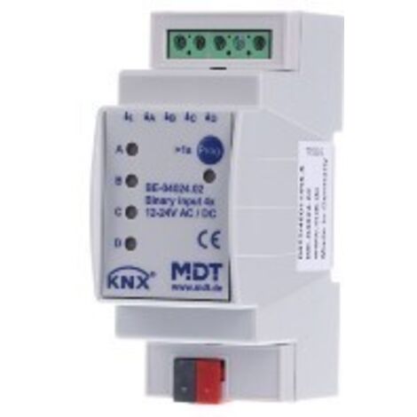 MDT technologies Binäreingang 4-fach 2TE REG, 24VAC/DC BE-04024.02