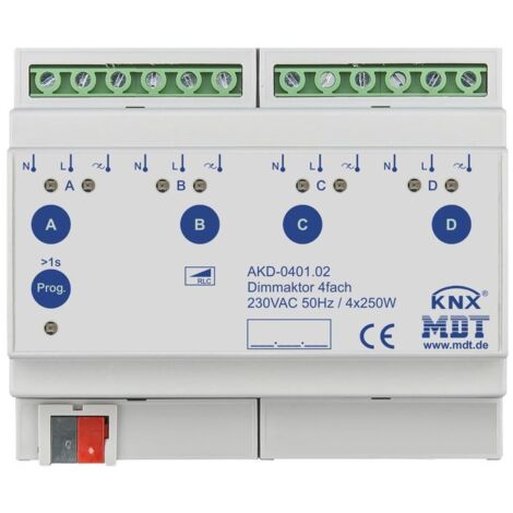 MDT technologies Dimmaktor 4-fach 6TE REG AKD-0401.02