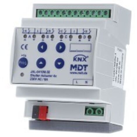 MDT technologies Jalousieaktor 4-fach 4TE,REG,10A,230VAC JAL-0410M.02