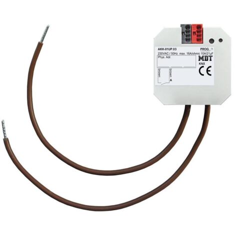 MDT technologies Schaltaktor 1-fach UP 16A, 230VAC, Kompakt AKK-01UP.03