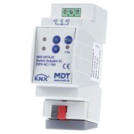 MDT technologies Schaltaktor 2-fach 2TE AKK-0216.03