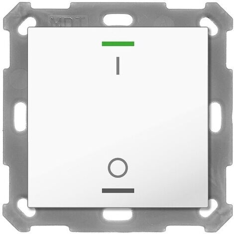 MDT technologies Taster Light 55 1-fach RGBW,rws/glä,schalt. BE-TAL5501.B1