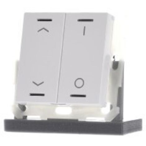 MDT technologies Taster Light 55 2-fach RGBW, rws/glä BE-TAL55T2.C1