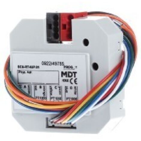 MDT UP-Raumtemperaturregler SCN-RT4UP.01 4fach für PT1000 Sensoren