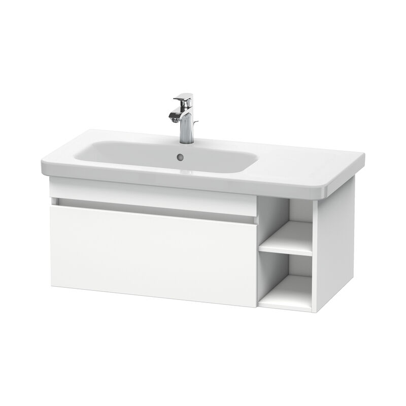 

Módulo de lavabo Duravit DuraStyle de pared 6397, 1 extraíble, 930mm, para lavabo DuraStyle a la izquierda, Color (frente/cuerpo): Basalto Mate /