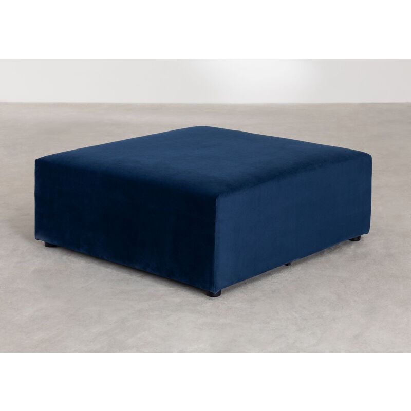 

Módulos para Sofá en Terciopelo Kata Azul Marino Puff - Sklum