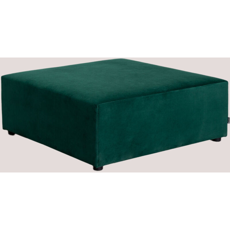 

Módulos para Sofá en Terciopelo Kata Verde Jungla Puff - Sklum