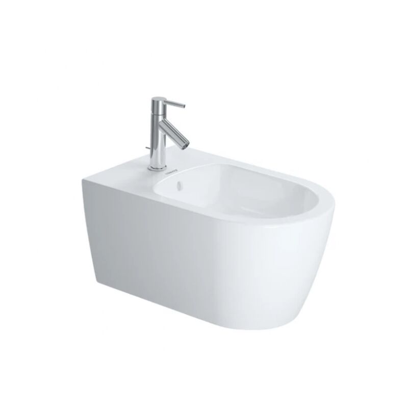 Duravit - Bidet suspendu 37x57x29,5 cm en céramique blanc brillant Me
