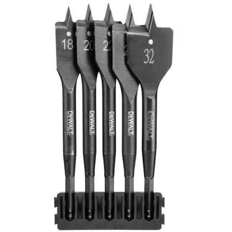 Me8ches plates DEWALT DT70832 - 5 pcs 18/20/22/25/32 mm