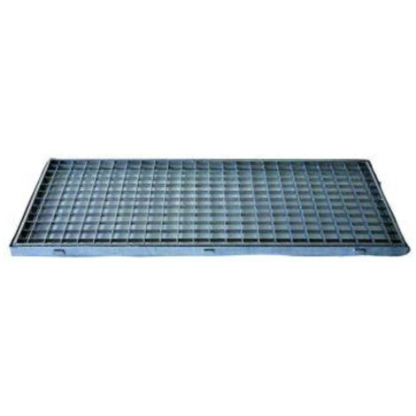 MEA – Grille de voirie 800 x 600 mm – Maille 30 x 30 mm – Hauteur 20 mm – Galvanisé à chaud pour charge 150 kg
