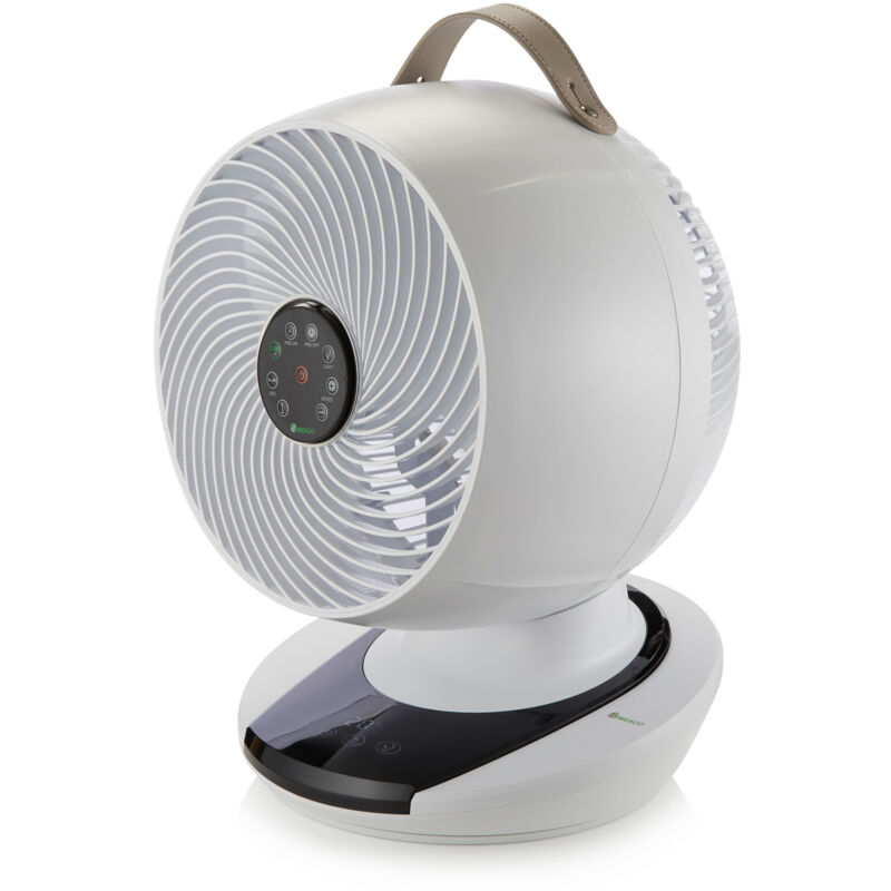 Fan 1056, ventilateur de air, idéal pour les chambres à coucher et les salles de séjour, ultrasilencieux avec oscillation à 360°, moteur de économe