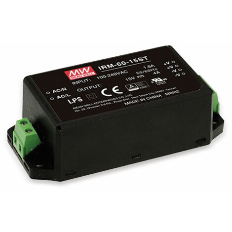 MEAN WELL AC/DC-Printnetzteil IRM-60-5ST, 5 V-/10 A, 50 W