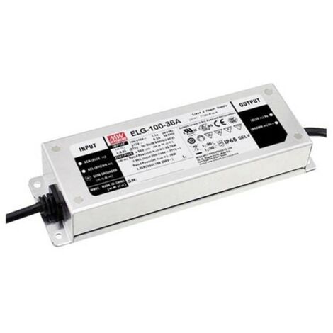 Mean Well ALIMENTATION A DÉCOUPAGE - SIMPLE SORTIE - 100 W - 36 V