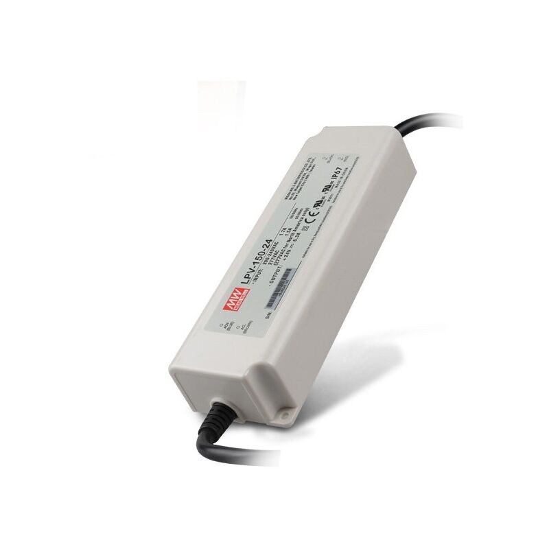 Mean Well - Alimentation Transformateur étanche ac dc 24 v 150 w 6.3 a LPV-150-24 ip 67