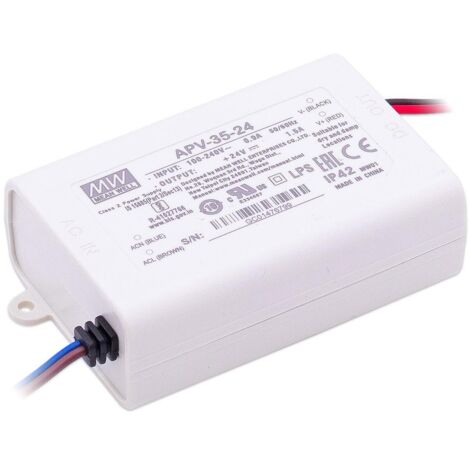 Mean Well APV-35-24 LED Netzteil 36W 24V 1.5A IP42 Schaltnetzteil CV