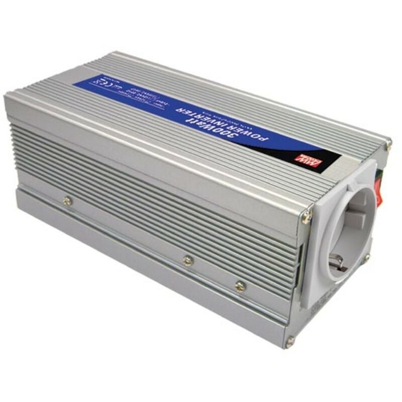 Toolland - Mean Well - convertisseur cc-ca à onde sinusoïdale modifiée - 300 w - prise allemande