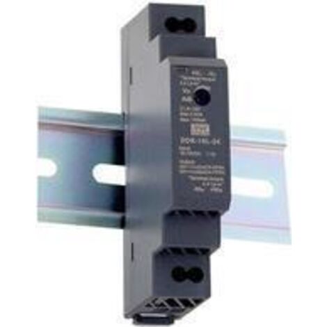 MEAN WELL DDR-15L-5 CONVERTITORE CC/CC PER GUIDA (DIN) 5 V/CC 3 A 15 W 1 X 1 PZ
