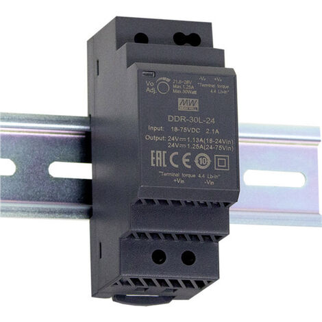 Mean Well DDR-30G-15 Hutschienen-DC/DC-Wandler (DIN-Rail) 15 V/DC 2 A 30 W Anzahl Ausgänge:1 x Inh