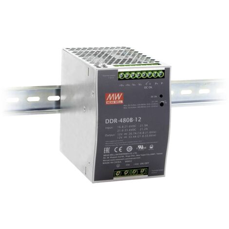 Mean Well DDR-480B-24 Convertitore DC/DC 24 V 20 A 480 W Num. uscite: 1 x Contenuto 1 pz.