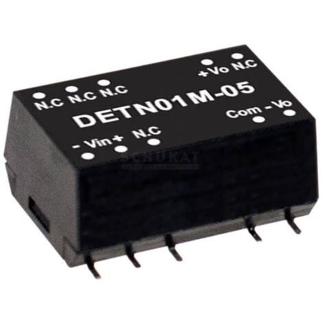 MEAN WELL DETN01M-15 Module convertisseur CC/CC 34 mA 1 W Nbr. de sorties: 2 x Contenu 1 pc(s)