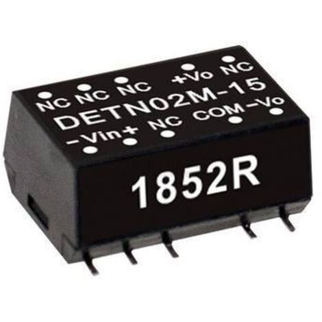 Mean Well DETN02L-12 Module convertisseur CC/CC 84 mA 2 W Nbr. de sorties: 2 x Contenu 1 pc(s) Q121932