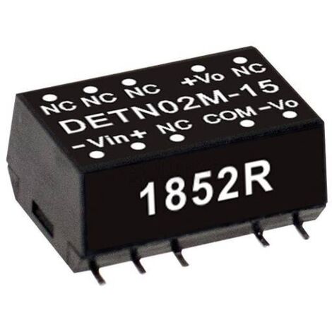MEAN WELL DETN02L-15 MODULO CONVERTITORE DC DC 67 MA 2 W NUM. USCITE: 2 X