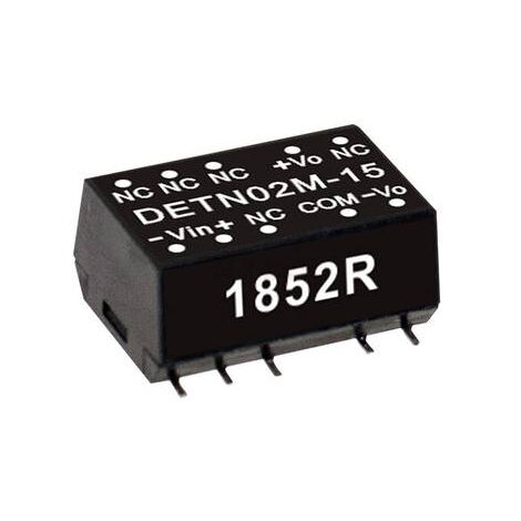 MEAN WELL DETN02M-05 MODULE CONVERTISSEUR CC/CC 200 MA 2 W NBR. DE SORTIES: 2 X CONTENU 1 PC(S)