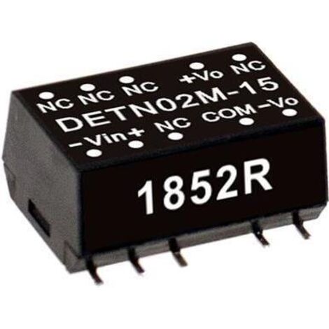MEAN WELL DETN02M-05 MODULO CONVERTITORE DC DC 200 MA 2 W NUM. USCITE: 2 X