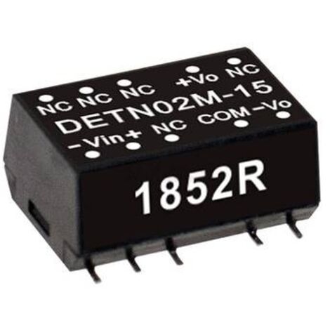 MEAN WELL DETN02N-05 MODULO CONVERTITORE DC DC 200 MA 2 W NUM. USCITE: 2 X