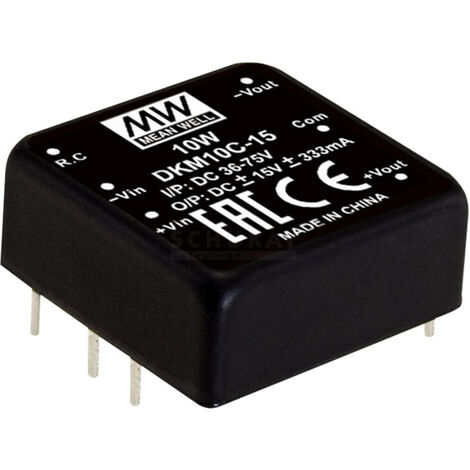Mean Well DKM10B-05 DC/DC-Wandlermodul   1 A 10 W Anzahl Ausgänge: 2 x Inhalt 1 St.