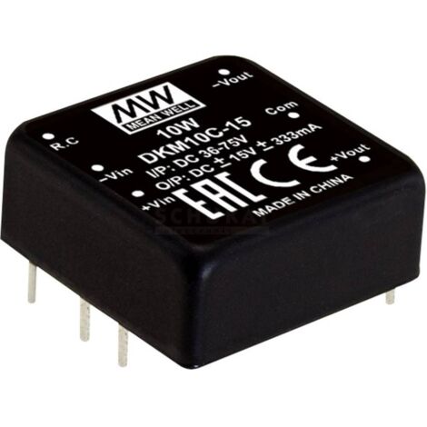 Mean Well DKM10B-12 Module convertisseur CC/CC 416 mA 10 W Nbr. de sorties: 2 x Contenu 1 pc(s) Q123802