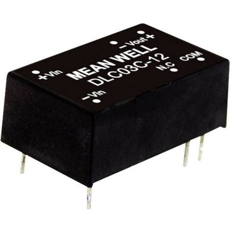 Mean Well DLC03B-12 Modulo convertitore DC / DC 125 mA 3 W Num. uscite: 2 x Contenuto 1 pz.