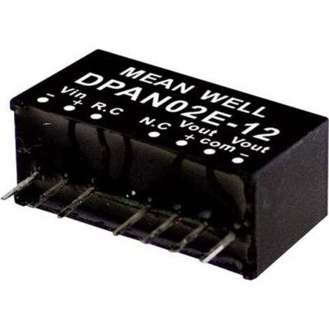 Mean Well DPAN02A-15 Modulo convertitore DC / DC 67 mA 2 W Num. uscite: 2 x Contenuto 1 pz.