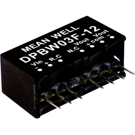 Mean Well DPBW03G-12 DC/DC-Wandlermodul   125 mA 3 W Anzahl Ausgänge: 2 x Inhalt 1 St.