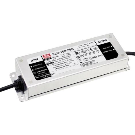 Mean Well ELG-100-24DA-3Y Transformateur pour LED, Driver de LED à tension constante, à courant constant 96 W 4 A 12 - 24 V/DC Dali, montage sur des X130391