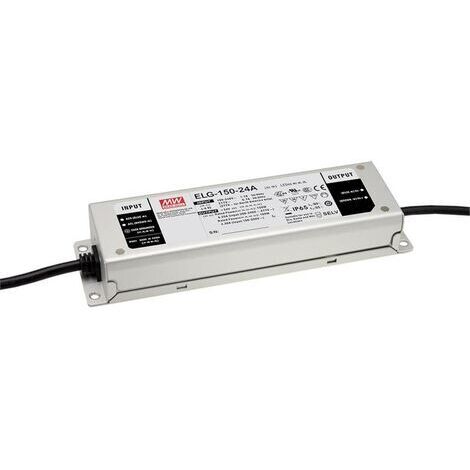Mean Well ELG-150-48AB-3Y Driver de LED à tension constante 150.2 W 1.56 - 3.13 A 43.2 - 52.8 V/DC fonction dimmeur 3 en 1, montage sur des surfaces Q928772