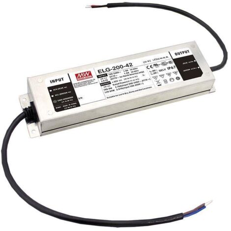 Mean Well ELG-200-12DA-3Y LED Netzteil 192W 12V 16A IP67 Schaltnetzteil CV