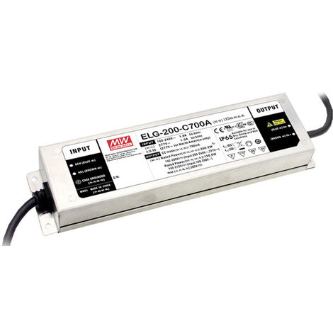 MEAN WELL ELG-200-C1400B-3Y LED-Treiber  Konstantstrom 198.9 W 1400 mA 71 - 142 V/DC 3 in 1 Dimmer F
