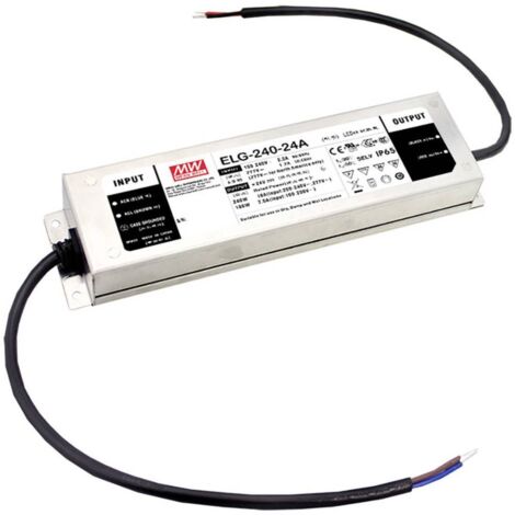 MEAN WELL ELG-240-48AB-3Y Driver de LED à tension constante 240 W 2.5 - 5 A 44.8 - 51.2 V/DC fonction dimmeur 3 en 1, m