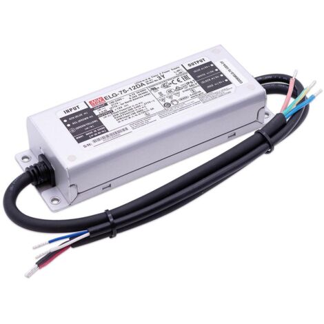 Mean Well ELG-75-12DA-3Y LED Netzteil dimmbar DALI 60W 12V 5A IP67 Schaltnetzteil CV