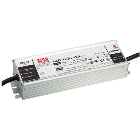 Mean Well HLG-120H-24AB Driver per LED Tensione costante 120 W 2.5 - 5 A 22 - 27 V/DC dimmerabile, Funzione dimmer 3 in