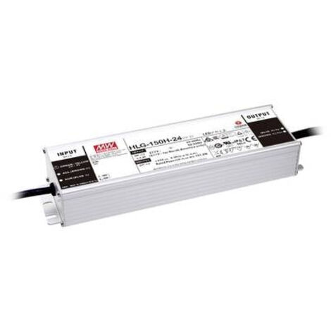 MEAN WELL HLG-150H-12AB DRIVER DE LED À TENSION CONSTANTE 150 W 7.5 - 12.5 A 10.8 - 13.5 V/DC DIMMABLE, FONCTION DIMMEUR 3 EN 1,