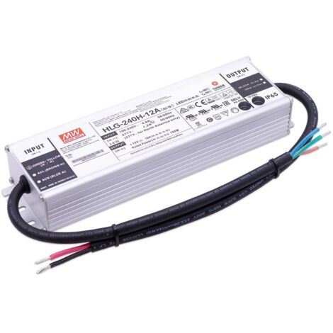 Mean Well HLG-240H-12A LED Netzteil 192W 12V 16A IP65 Schaltnetzteil CV