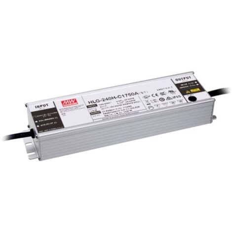MEAN WELL HLG-240H-C700A Driver de LED à courant constant 249.9 W 350 - 700 mA 178 - 357 V/DC montage sur des surfaces