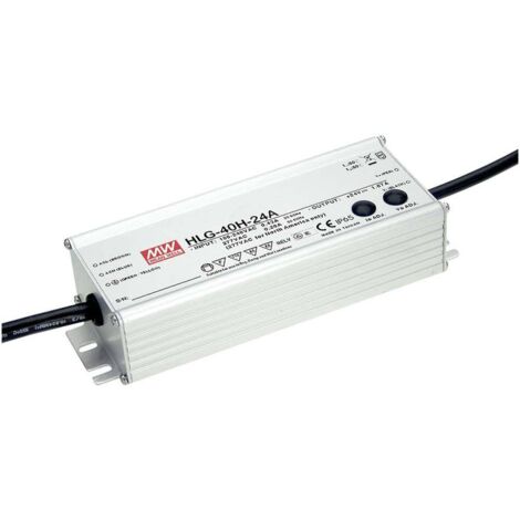 Mean Well HLG-40H-12A Driver per LED, Trasformatore per LED Tensione costante, Corrente costante 39 W 3.33 A 12 V/DC Ci