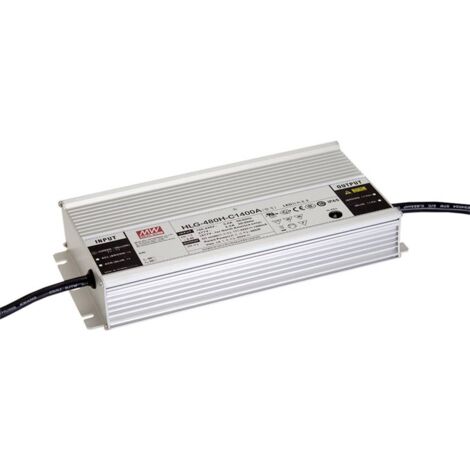 Mean Well HLG-480H-24AB Driver per LED Tensione costante 480 W 10 - 20 A 20.4 - 25.2 V/DC dimmerabile, Funzione dimmer