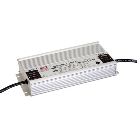 Mean Well HLG-480H-36AB Driver de LED à tension constante 478.8 W 6.6 - 13.3 A 30.6 - 37.8 V/DC dimmable, fonction dimmeur 3 en 1, réglable, circuit Q923142