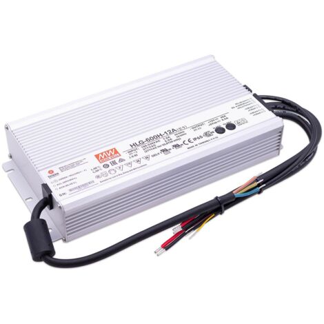 Mean Well HLG-600H-12A LED Netzteil 480W 12V 40A IP65 Schaltnetzteil CV
