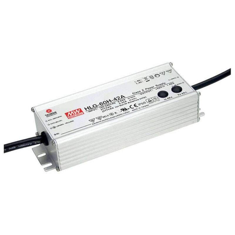 Mean Well - Driver led HLG-60H-24A 24 v dc 2,5 a